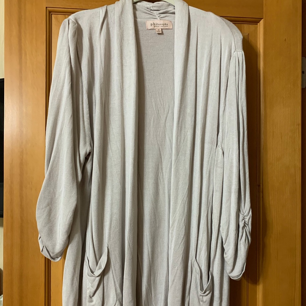 Light gray sweater
